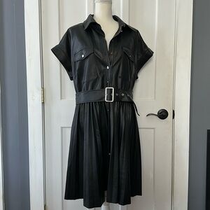Pleather dress